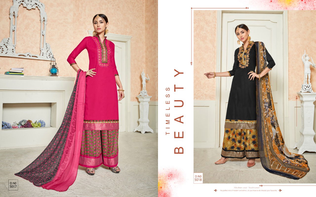 Ravi Afzza 2 Jam Satin Embroidery Festive Wear Jam Satin Salwar Kameez Collection